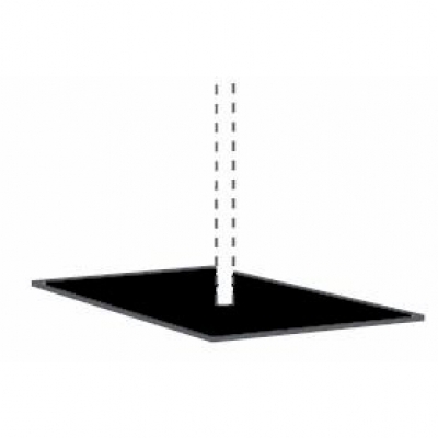 base noir standard 98x70 cm  - 54 kg - resistance  vent 28 km/h