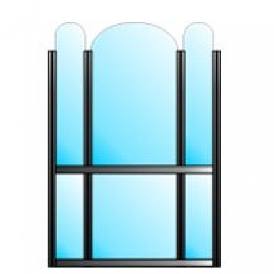 module Largeur 120 cm hauteur 170 cm  tout vitré